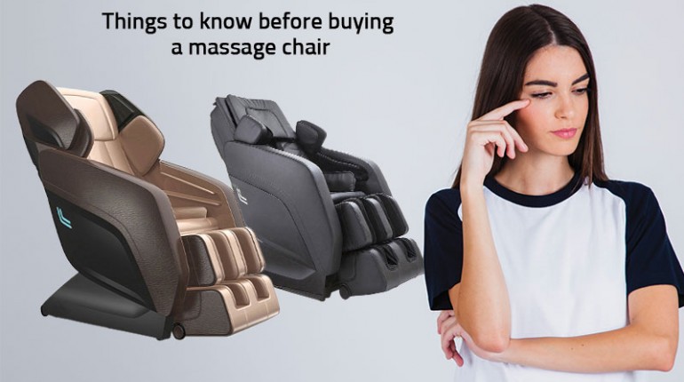 Things to know before buying a massage chair