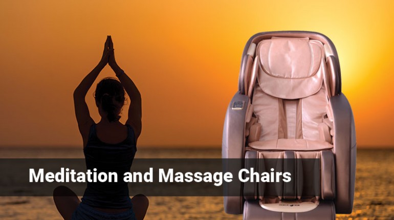 Correlation between a massage chair and meditation