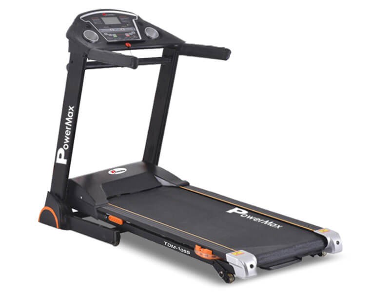 MaxTrek TDM 105S Semi Auto Lubricating DC Motorised Treadmill for Home