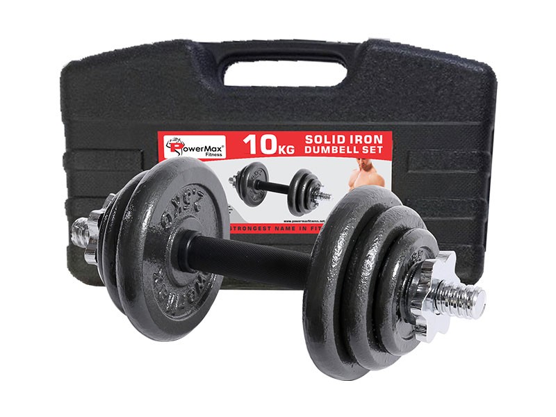<b>PDS-10</b> Dumbbell Set with Non-Slip Grip for Home Use