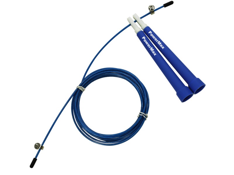 <b>JP-2 (Blue)</b> Exercise Speed Jump Rope With Adjustable Cable